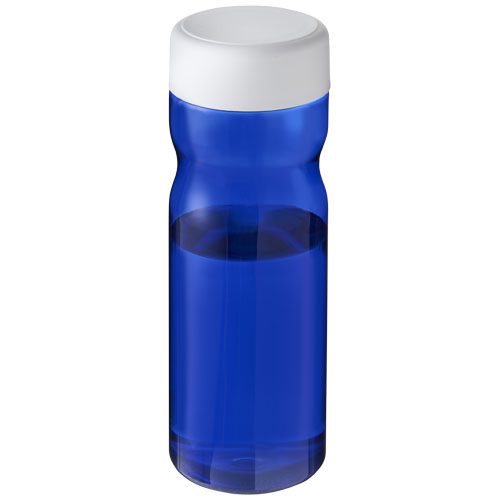 Bouteille à personnaliser 650 ml couvercle H2O Active® Base Tritan™ Bleu et Blanc